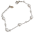 Pulseira com Pérolas de Aço Cirúrgico Delicada - Imagem 1