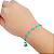 Pulseira Feminina Corações Tiffany em Aço Cirúrgico - Imagem 3