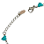 Pulseira Feminina Corações Tiffany em Aço Cirúrgico - Imagem 2
