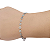 Pulseira Feminina de Aço Cirúrgico Modelo Smile - Imagem 1
