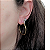 Brinco Argola de Aço com Ouro 18K 2,5 cm - Imagem 1