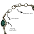 Pulseira de Prata com Esmeralda Natural Gotin - Imagem 5
