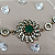 Pulseira de Prata Turca Flor de Esmeralda - Imagem 2