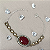 Pulseira de Prata Turca Rubi Imperial - Imagem 2