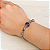 Pulseira em Aço Cirúrgico 316L Estilo Prata de Bali com Ametista Natural – Design Exclusivo Luciana Vilar | Peça Única - Imagem 3