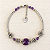 Pulseira em Aço Cirúrgico 316L Estilo Prata de Bali com Ametista Natural – Design Exclusivo Luciana Vilar | Peça Única - Imagem 2