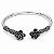 Bracelete Rosinha Prata de Bali 925 - Imagem 1