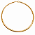 Colar Choker Aço com Ouro 18K Semi Rígido Ômega 6 mm - Imagem 1