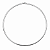 Colar Choker de Aço Cirúrgico Espelhado Ômega 3 mm - Imagem 1