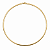 Colar Choker Aço com Ouro 18K Ômega 3 mm - Imagem 1