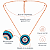 Colar Mandala Ocean em Prata 925 com Ouro Rosé - Imagem 2