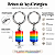 Brinco de Aço Cirúrgico Beads LGBT - Imagem 3