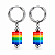 Brinco de Aço Cirúrgico Beads LGBT - Imagem 1