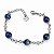 Pulseira de Aço Bali com Pedra Natural Lápis Lazuli - Imagem 1