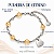 Pulseira de Aço Bali com Citrino Natural Elegance - Imagem 3