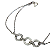 Pulseira de Prata com Ouro Branco Elo de Luz - Imagem 2