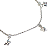 Pulseira Diamantada de Prata 925 com Pendentes de Estrelinhas - Imagem 3