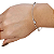 Pulseira Diamantada de Prata 925 com Pendentes de Estrelinhas - Imagem 2