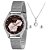 Relógio Kit Lince Feminino LRMJ144L KN84N1SX Prateado - Imagem 1