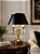 Abajur Inglês Decorativo Vintage 3 Braços Torcidos Cúpula Bivolt 53cm de Altura Golden Art E-27 M009 Cabeceiras e Salas - Imagem 2