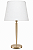 Abajur Alumínio Palito Cúpula Cônica Tecido Bivolt 87cm de Altura Eclipse Golden Art E-27 M093 Quartos e Salas - Imagem 1