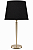 Abajur Alumínio Palito Cúpula Cônica Tecido Bivolt 87cm de Altura Eclipse Golden Art E-27 M093 Quartos e Salas - Imagem 3