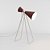 (Pintura) Abajur Golden Art Picasso M1071PI Cavalete Aço com Cone 45cm 1xE27 - Imagem 3