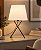 Abajur Golden Art Xis M1080AL Alumínio Pintado 71x25cm 1xE27 - Imagem 1