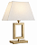 (Pintura) Abajur Decorativo Golden Art M633-PI Alumínio Cúpula Tecido 45cm de Altura E-27 Cabeceiras e Quartos - Imagem 2