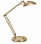 (Pintura) Abajur Luminária Mesa Articulado Jully Golden Art M680 Alumínio Dourado Bivolt Estudo 40cm de Altura G9 Quartos e Salas - Imagem 3