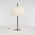 (Pintura) Abajur Golden Art Marriot M717PI Haste Reta 72cm 2xE27 Cupula Redonda - Imagem 5