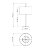 (Pintura) Abajur Golden Art Marriot M717PI Haste Reta 72cm 2xE27 Cupula Redonda - Imagem 8