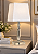 Abajur Golden Art Gyo I Acrílico Cristal e Alumínio 47cm 1xE27 M723AL - Imagem 2