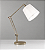 (Pintura) Abajur Luminária Mesa Articulado Golden Art M730 Rebeca Cúpula Bivolt 60cm de Altura E-27 Escritórios e Salas - Imagem 3