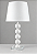 (Pintura) Abajur Golden Art M746PI 4 Bolas de Metal Base Quadrada 86cm 1xE27 - Imagem 2