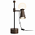 (Pintura) Abajur Golden Art Pivô M9900PI Bola de Vidro e Spot 43cm GU10 G9 - Imagem 1