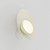(Pintura) Arandela Orvalho Golden Art P1820-1 LED Curva Moderna Alumínio Branco 27x27cm 1x LED 3 Watts Camas, Cabeceiras, Salas, Escritórios - Imagem 7