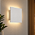 Arandela Painel Quadrada Alumínio Aço Branco 6x17cm Golden Art P740 1x G9 Halopin Bivolt Quartos e Entradas - Imagem 2