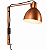Arandela New Seed Golden Art P893CPI Cupula Conica Metal Bronze 45x15cm 1x Lâmpada E27 Corredores e Quartos - Imagem 3