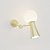 (Pintura) Arandela Golden Art P9900PI Pivô Bola de Vidro + Spot GU10 G9 - Imagem 4
