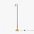 Coluna Golden Art Pivô - Luminária de Chão 2 focos de luz e regulagem de altura. - Imagem 1