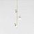 (Pintura) Pendente Golden Art Escriba Vertical 98cm 3 Soquetes E27 T1810V-3PI - Imagem 10