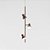 (Pintura) Pendente Golden Art Escriba Vertical 98cm 3 Soquetes E27 T1810V-3PI - Imagem 12