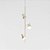 (Pintura) Pendente Golden Art Escriba Vertical 98cm 3 Soquetes E27 T1810V-3PI - Imagem 13