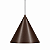 Pendente Cone Golden Art T210PI Decorativo Ø20 E-27 Quartos e Salas - Imagem 3