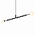 Lustre Golden Art Due 100 Horizontal Glass 126x12x17cm 2xE27 T22100VPI - Imagem 1
