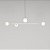 (Pintura) Lustre Golden Art Quattro 100 Glass para 4 Bolas 15cm 4xE27 T44100VPI - Imagem 8
