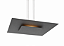 Pendente Golden Art Dawn Quadrado 50x50cm LED Pintura T5025-50PI - Imagem 1