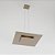 Pendente Golden Art Dawn Quadrado 50x50cm LED Pintura T5025-50PI - Imagem 13