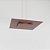 Pendente Golden Art Dawn Quadrado 50x50cm LED Pintura T5025-50PI - Imagem 9